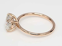 14 karaat roségoudem ring met 3,02 crt. diamant - afbeelding 5 van  7