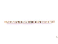 14 karaat roségouden armband met 4,50 crt. natuurlijke diamant