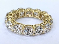 14 karaat roségouden ring met 6,23 crt. diamant - afbeelding 1 van  9