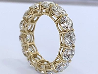 14 karaat roségouden ring met 6,23 crt. diamant - afbeelding 8 van  9