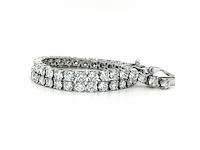 14 karaat witgouden armband met 4,44 crt. diamant - afbeelding 7 van  12