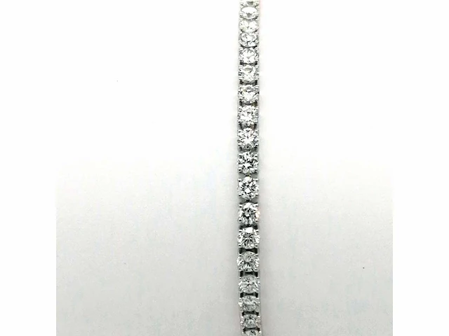 14 karaat witgouden armband met 4,44 crt. diamant - afbeelding 8 van  12