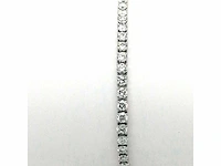 14 karaat witgouden armband met 4,44 crt. diamant - afbeelding 8 van  12