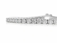 14 karaat witgouden armband met 5,45 crt. diamant - afbeelding 5 van  8