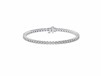 14 karaat witgouden armband met 5,71 crt. diamant - afbeelding 1 van  6