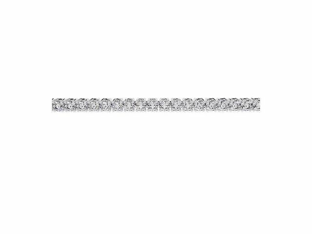 14 karaat witgouden armband met 5,71 crt. diamant - afbeelding 5 van  6