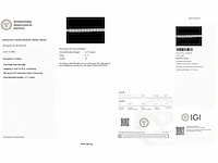 14 karaat witgouden armband met 5,71 crt. diamant - afbeelding 2 van  6