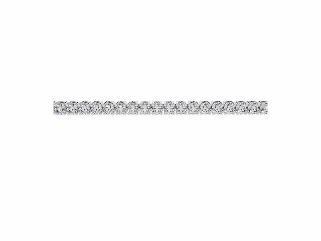 14 karaat witgouden armband met 5,71 crt. diamant - afbeelding 3 van  6