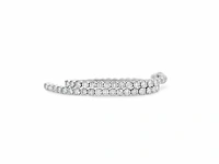 14 karaat witgouden armband met 5,80 crt. natuurlijke diamant - afbeelding 4 van  6