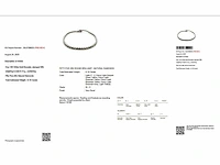 14 karaat witgouden armband met 6,15 crt. natuurlijke diamant - afbeelding 2 van  8