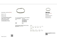 14 karaat witgouden armband met 6,29 crt. diamant - afbeelding 2 van  8