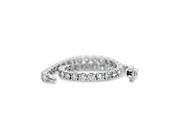 14 karaat witgouden armband met 7,66 natuurlijke diamant - afbeelding 1 van  6