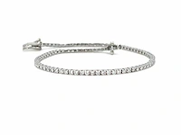 14 karaat witgouden armband met diamant 1,27 crt. - afbeelding 1 van  8