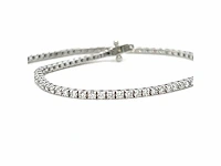 14 karaat witgouden armband met diamant 1,27 crt. - afbeelding 7 van  8