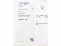 14 karaat witgouden met 1,01 crt. diamant - afbeelding 2 van  8