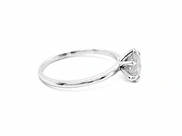 14 karaat witgouden met 1,01 crt. diamant - afbeelding 7 van  8