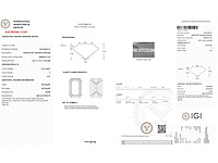 14 karaat witgouden oorstekers met 2,04 crt. diamant - afbeelding 4 van  6