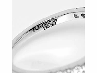 14 karaat witgouden ring met 10,57 crt. purplish pink diamant - afbeelding 8 van  8