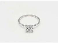 14 karaat witgouden ring met 1,09 crt diamant - afbeelding 3 van  7