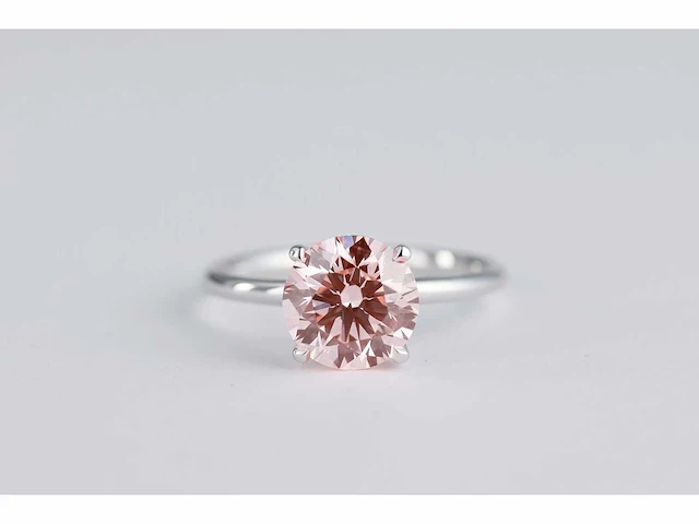14 karaat witgouden ring met 1,51 crt. diamant - afbeelding 2 van  6