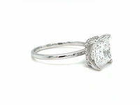 14 karaat witgouden ring met 1,99 crt. diamant - afbeelding 3 van  8