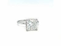 14 karaat witgouden ring met 1,99 crt. diamant - afbeelding 4 van  8