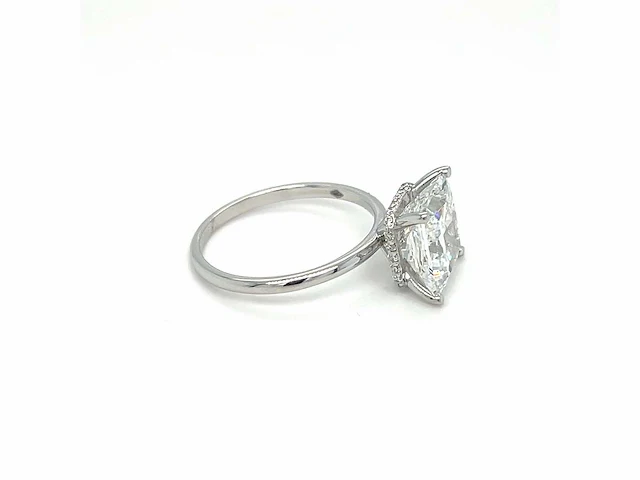 14 karaat witgouden ring met 1,99 crt. diamant - afbeelding 6 van  8