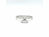 14 karaat witgouden ring met 1,99 crt. diamant - afbeelding 7 van  8