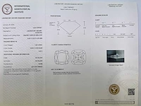 14 karaat witgouden ring met 2,02 diamant - afbeelding 2 van  7