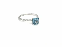 14 karaat witgouden ring met 2,02 diamant - afbeelding 3 van  7