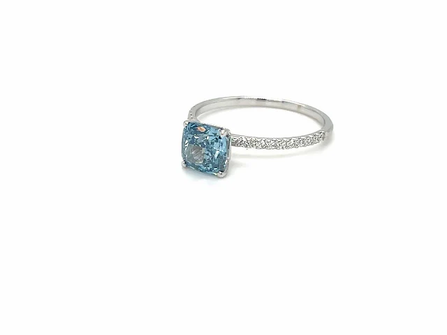 14 karaat witgouden ring met 2,02 diamant - afbeelding 4 van  7