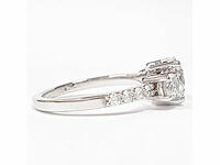 14 karaat witgouden ring met 2,06 crt. diamant - afbeelding 10 van  11