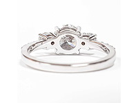 14 karaat witgouden ring met 2,06 crt. diamant - afbeelding 11 van  11
