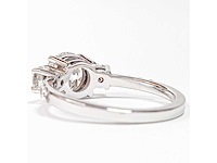 14 karaat witgouden ring met 2,06 crt. diamant - afbeelding 3 van  11