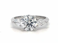 14 karaat witgouden ring met 2,70 crt. diamant - afbeelding 1 van  7