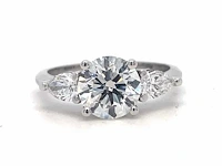 14 karaat witgouden ring met 2,70 crt. diamant - afbeelding 5 van  7