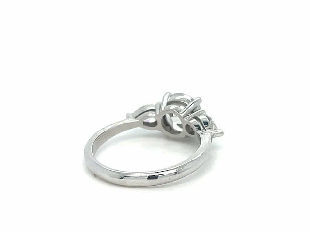 14 karaat witgouden ring met 2,70 crt. diamant - afbeelding 6 van  7