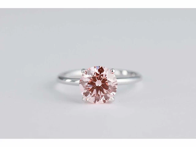 14 karaat witgouden ring met 3,00 crt. diamant - afbeelding 3 van  10