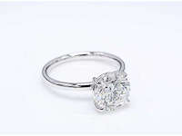 14 karaat witgouden ring met 3,01 crt. diamant - afbeelding 4 van  8