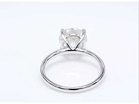 14 karaat witgouden ring met 3,01 crt. diamant - afbeelding 8 van  8