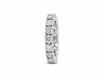14 karaat witgouden ring met 3,04 natuurlijke diamanten - afbeelding 1 van  6
