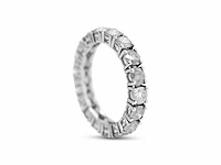 14 karaat witgouden ring met 3,04 natuurlijke diamanten - afbeelding 4 van  6