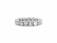 14 karaat witgouden ring met 3,04 natuurlijke diamanten - afbeelding 5 van  6