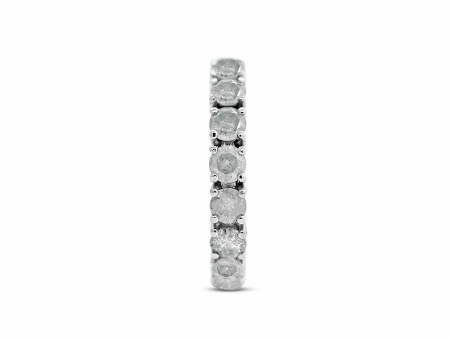 14 karaat witgouden ring met 3,04 natuurlijke diamanten - afbeelding 6 van  6