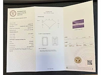 14 karaat witgouden ring met 3,06 crt. diamant. - afbeelding 6 van  6