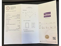 14 karaat witgouden ring met 3,06 crt. diamant. - afbeelding 6 van  6