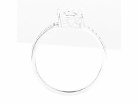 14 karaat witgouden ring met 3,07 diamant. - afbeelding 4 van  6