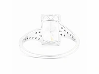 14 karaat witgouden ring met 3,07 diamant. - afbeelding 5 van  6