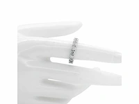 14 karaat witgouden ring met 3,23 natuurlijke diamant. - afbeelding 3 van  6