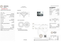 14 karaat witgouden ring met 3,25 crt. diamant - afbeelding 2 van  6